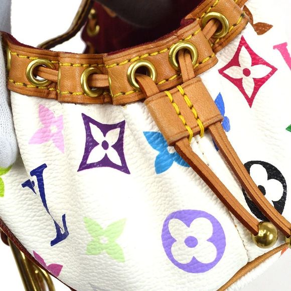 Louis Vuitton Theda Pm Hand Bag White Monogram Multi-color - Picture 5 of 9